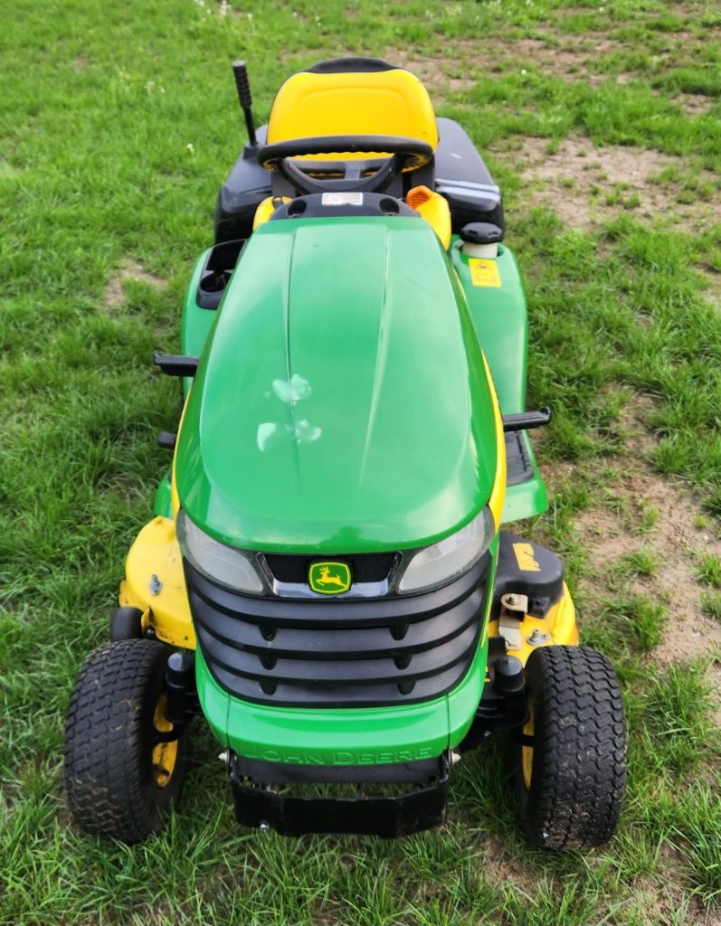 Traktorek kosiarka samojezdna John Deere X305R Kawasaki 18 KM