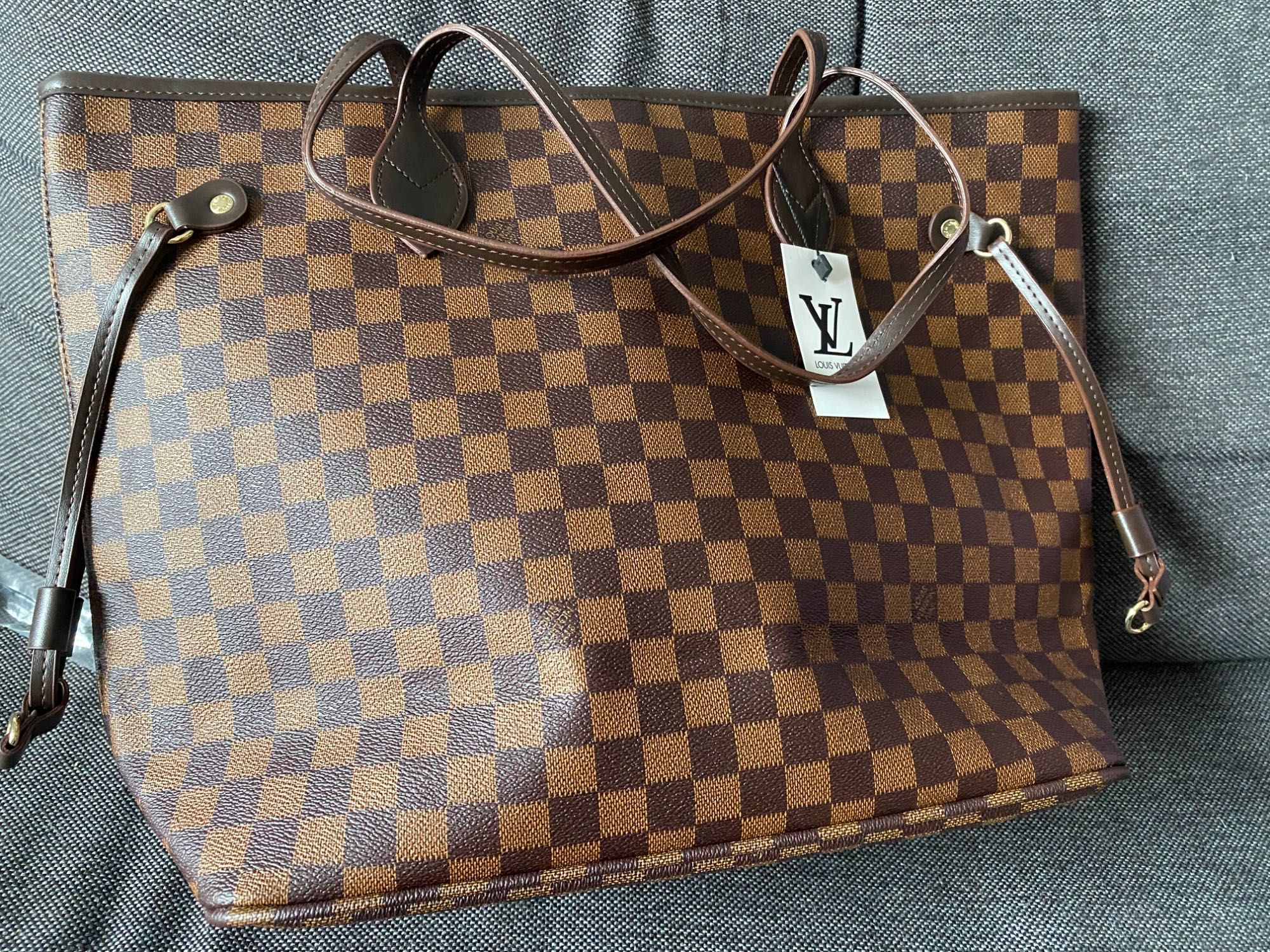 Torebka shoperka louis Vuitton LV premium skóra naturalna