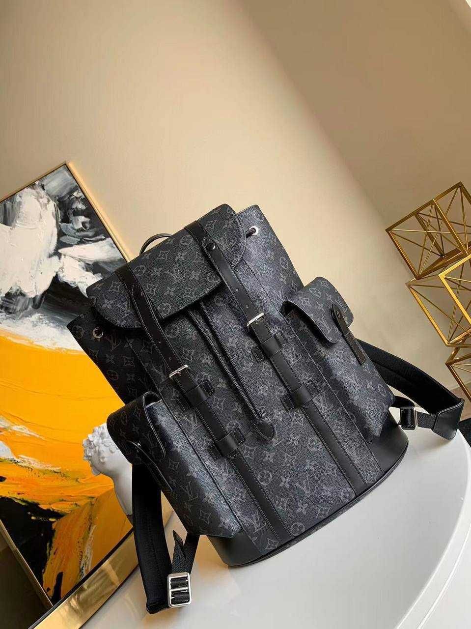 Louis Vuitton Trio Black Bag  оригинал, рюкзак новый
