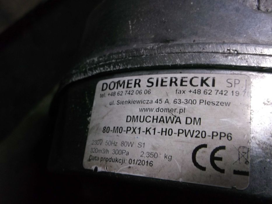 Części od podajnika i pieca na ekogroszek