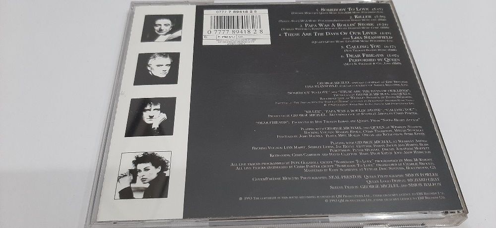 1 CD de George Michael And Queen With Lisa Stansfield, album Five Live