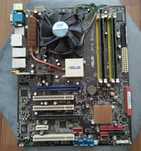 Материнська плата ASUS P5B DELUXE/Core 2Duo E8500/ddr2 4Gb/WI-FI