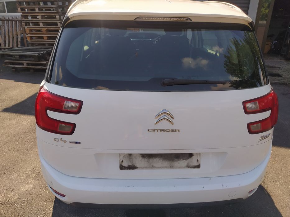 Citroen c4 grand picasso II zderzak tylny klapa bagażnika kompletna