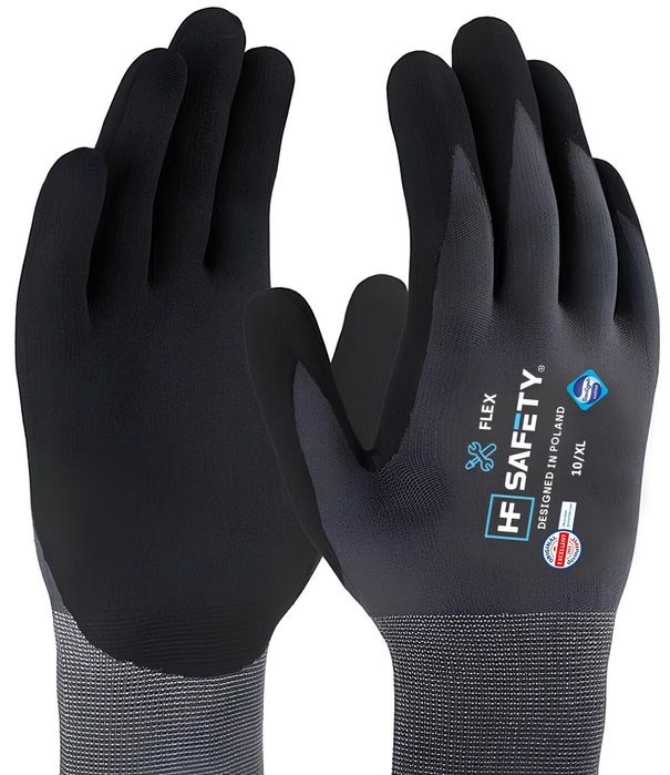 10 x rękawice ochronne HF safety flex R9 L