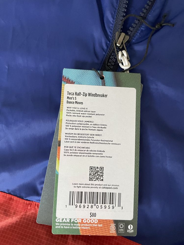 Kurtka anorak Cotopaxi Teca Half-Zip rozmiar S