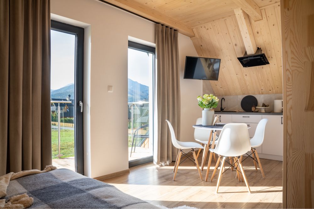 Noclegi, Kościelisko, nocleg w górach, apartament, pokój z widkoiem