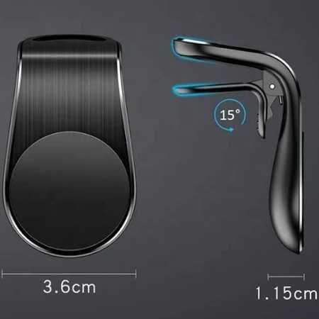 Magnetyczny uchwyt samochodowy na telefon z klipsem