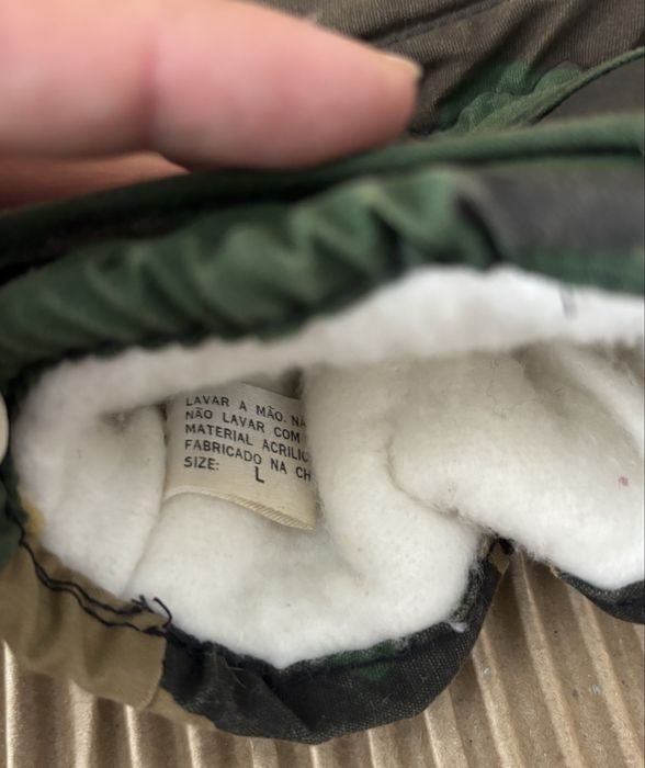 Luvas tamanho L padrão tropa