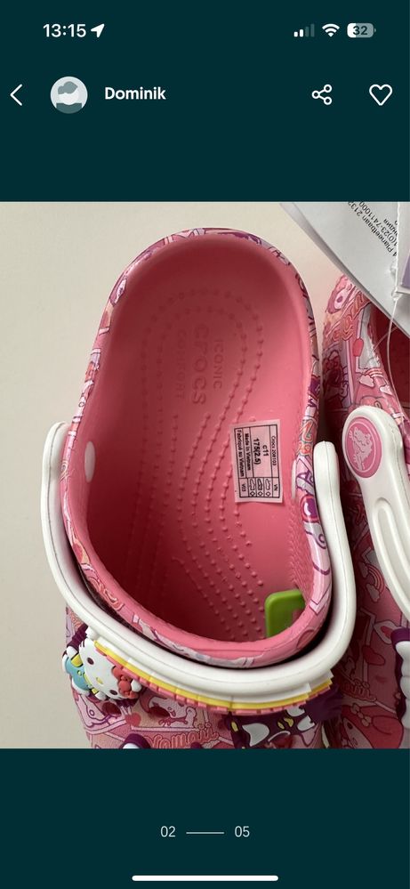 Crocs Sanrio Hello kitty c11 nowe Krakow