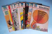 TINTIN - Lote de revistas do 1º ano (1968)