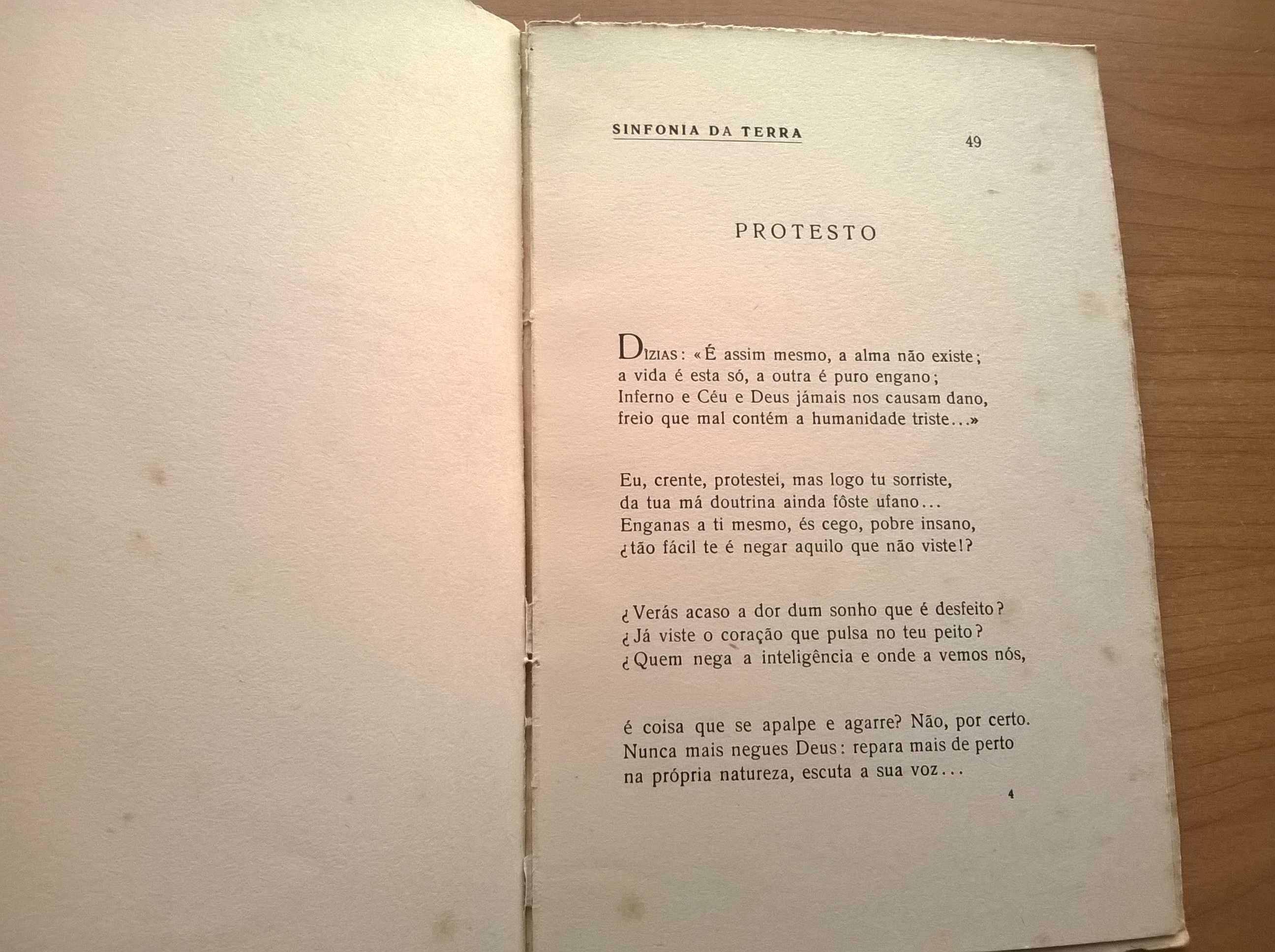 Sinfonia da Terra (autografado ?) - Isaura Matias de Andrade