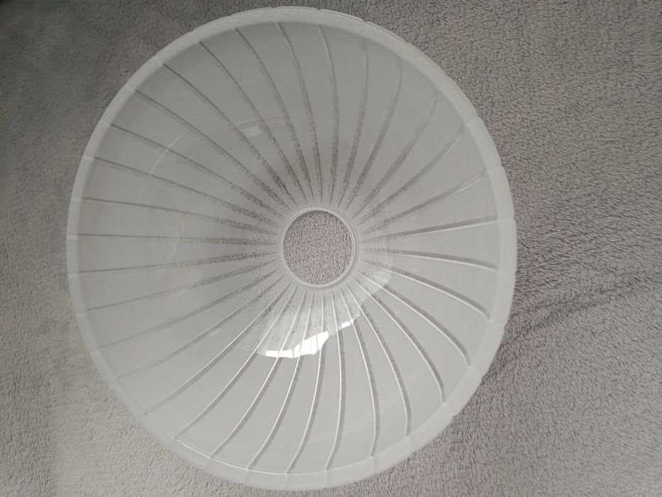 Szklany klosz do lampy stojącej