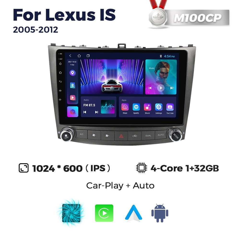 Штатна магнітола Lexus IS 2005-2012 GPS навігація Android