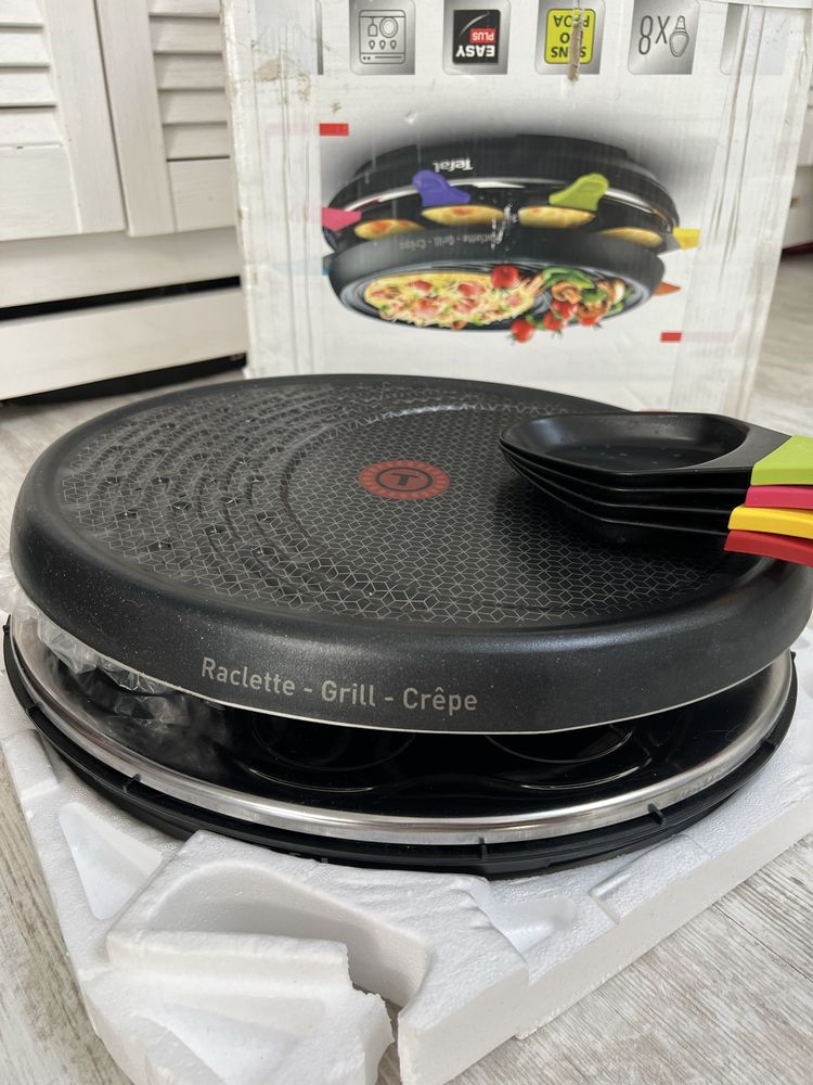 Раклетниця tefal grill crepe 3 в 1 raclette