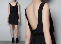 Nowa sukienka Zara czarna XS mała czarna krótka na impreze 18 nastke