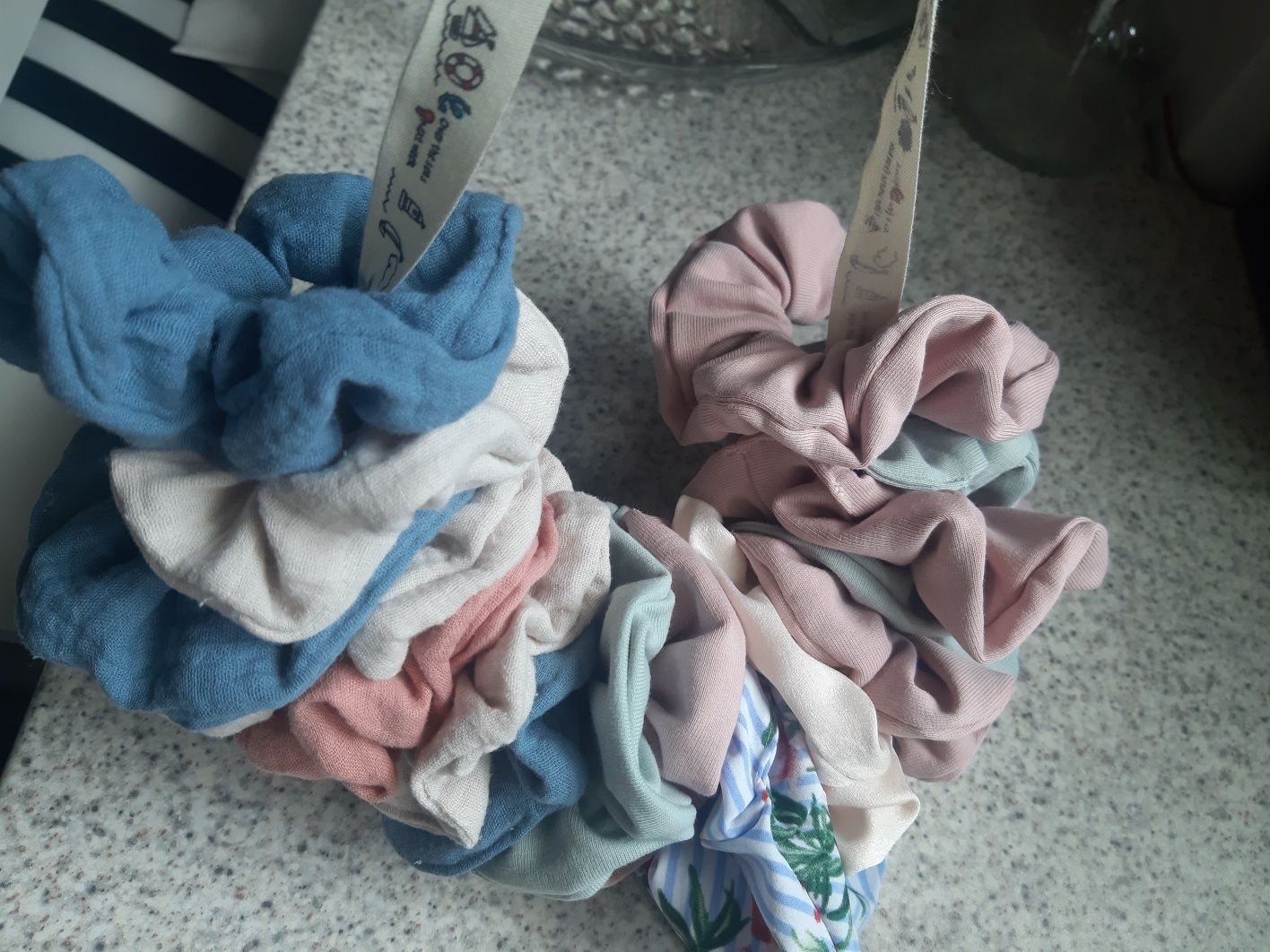 10szt gumek scrunchie NUS zestaw 30zl