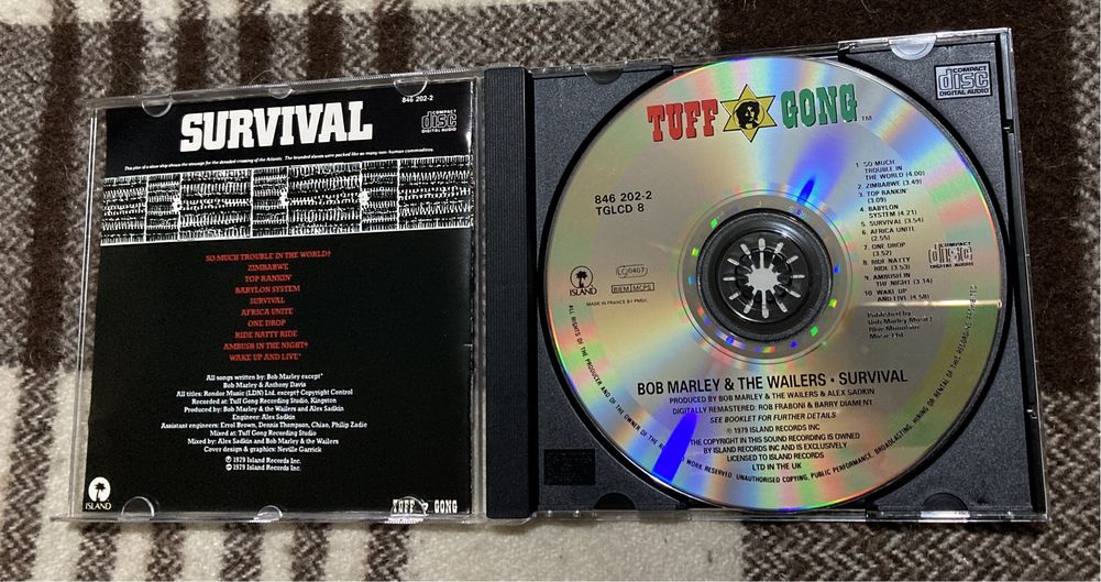 Bob Marley & The Wailers Survival CD