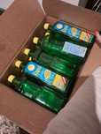 Sprzedam szklane zielone butelki 0.75 po oleju Rapso