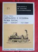 Capitalismo e Moderna Teoria Social, de Anthony Giddens