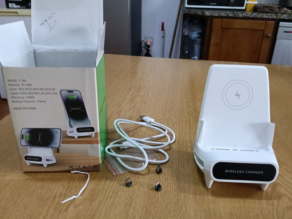 carregador  wireless charger F-180