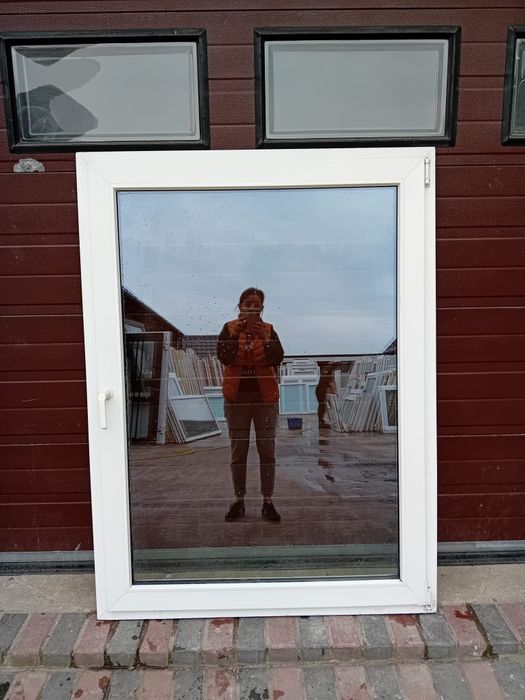 Okno PCV 121x163 okna plastikowe używane z demontażu DOWÓZ CAŁY KRAJ