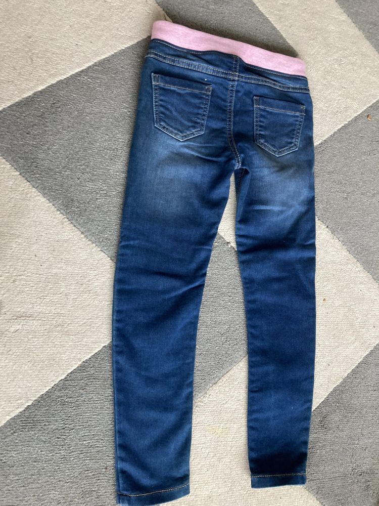 Spodnie jeans F&F Kids dla dziewczynki 6-7 lat