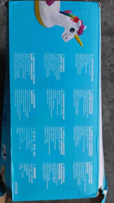 Boia unicórnio para piscina