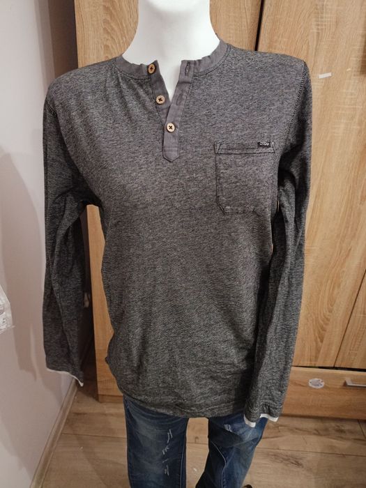 Bluzka męska szara