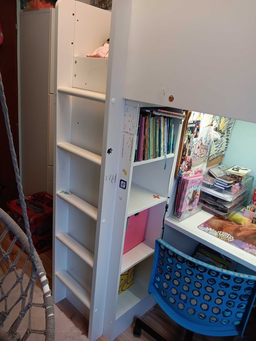 Rezerwacja Łóżko na antresoli z biurkiem Ikea Stuva