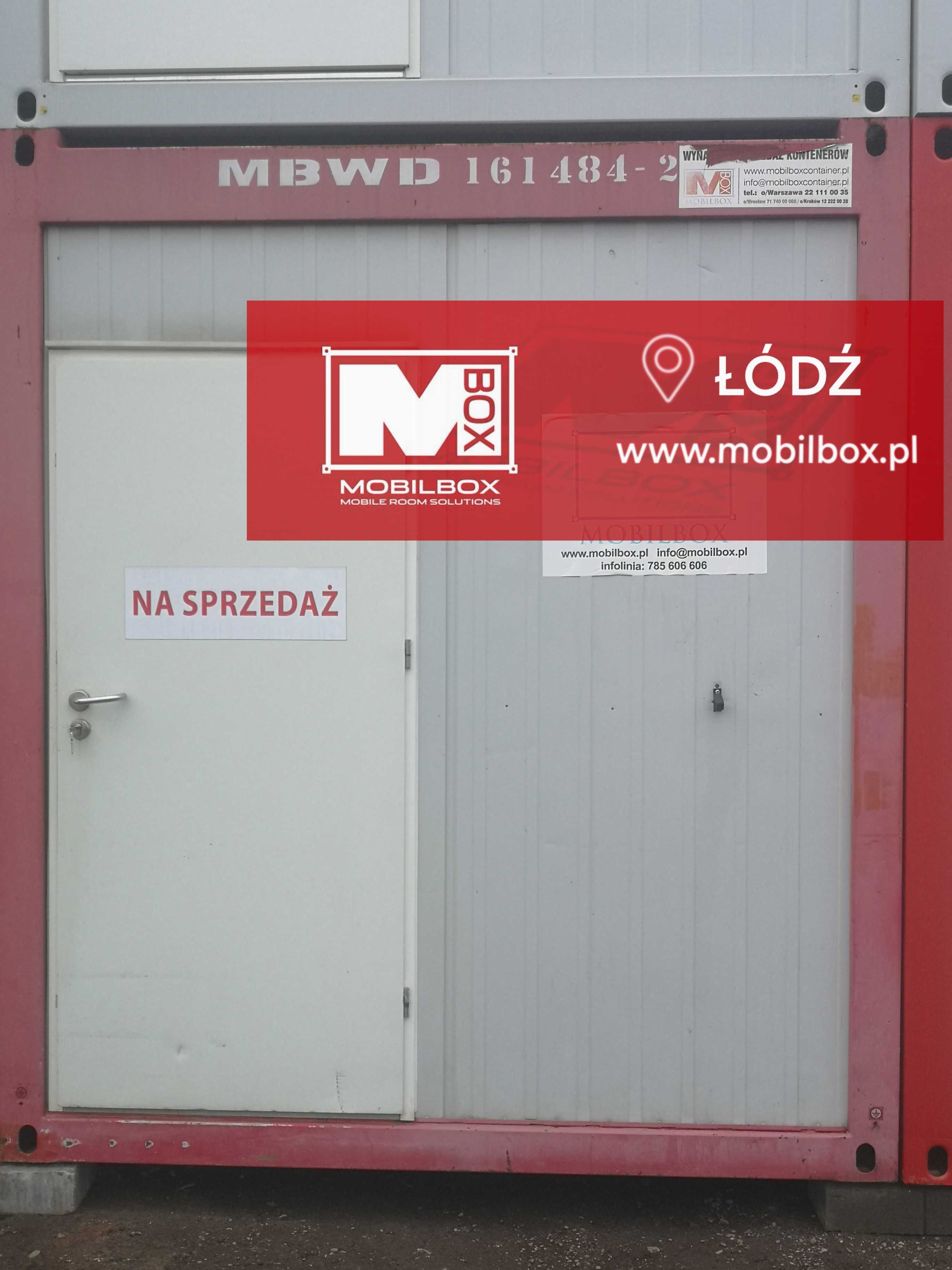 Kontener biurowy, socjalny, budowlany MB 20 H Używany