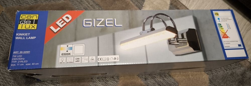 Kinkiet GIZEL 7W LED 4000K barwa biała