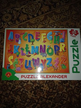 Puzzle maxi 35 elementów Alfabet