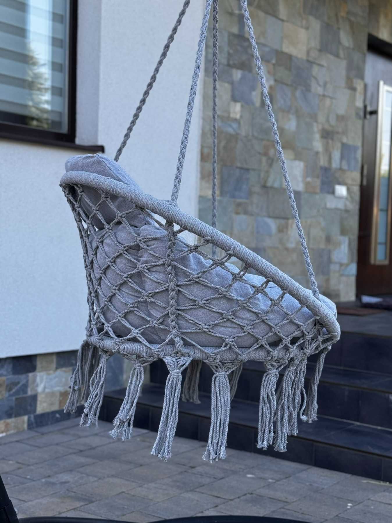 Підвісна гойдалка до150кг 5кольорів Підвісне крісло гамак Качеля Лежак