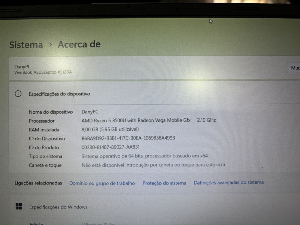 Portatil ASUS usado