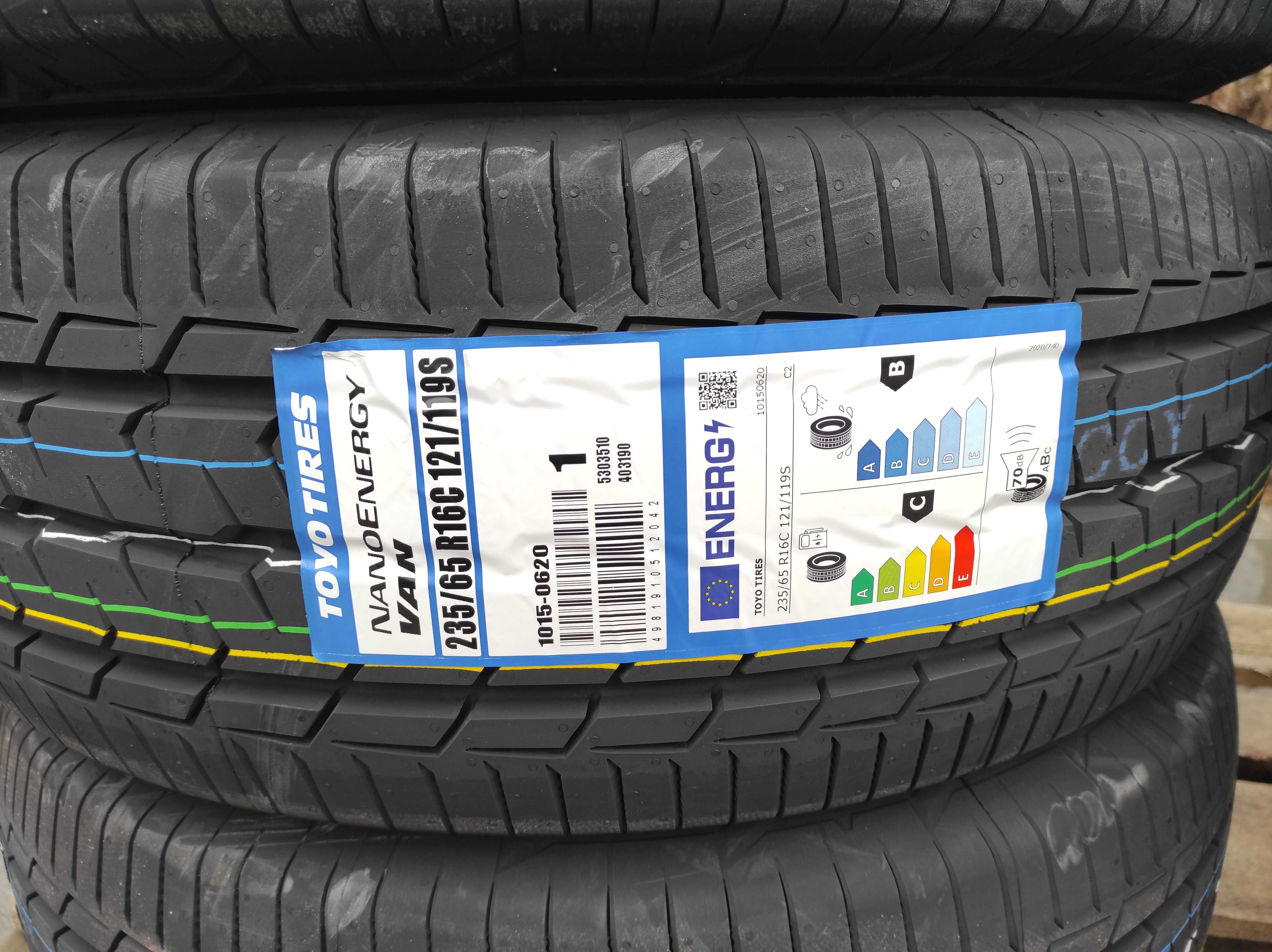 NOWE letnie 4x 235/65 R16C 121S Toyo NanoEnergy Van 2023 WYSYŁKA
