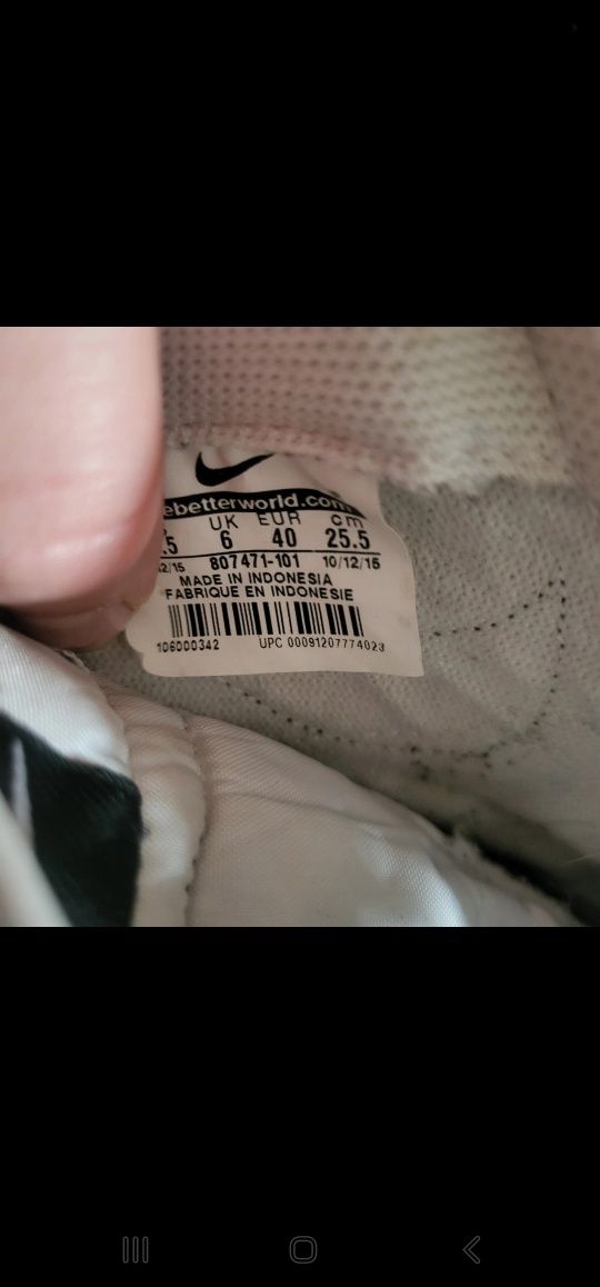 Nike Classic Cortez White Black R40/25,5