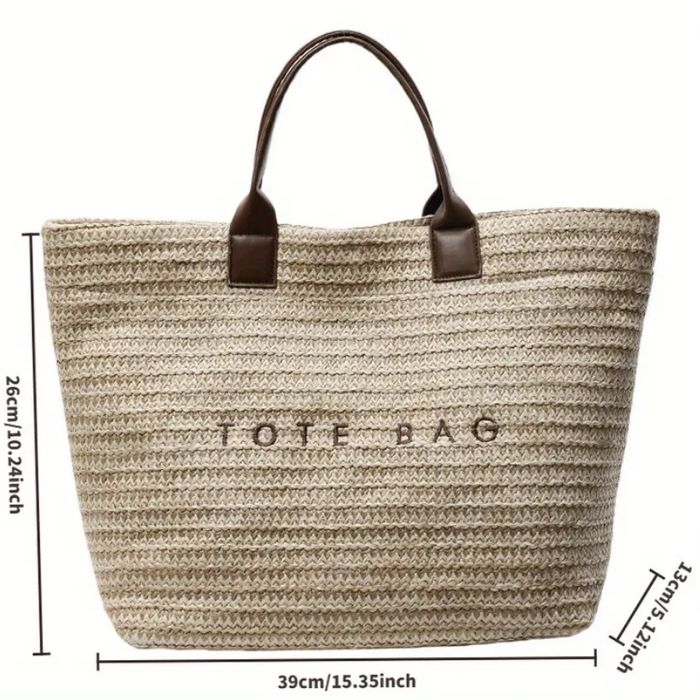 Плетена сумка літня