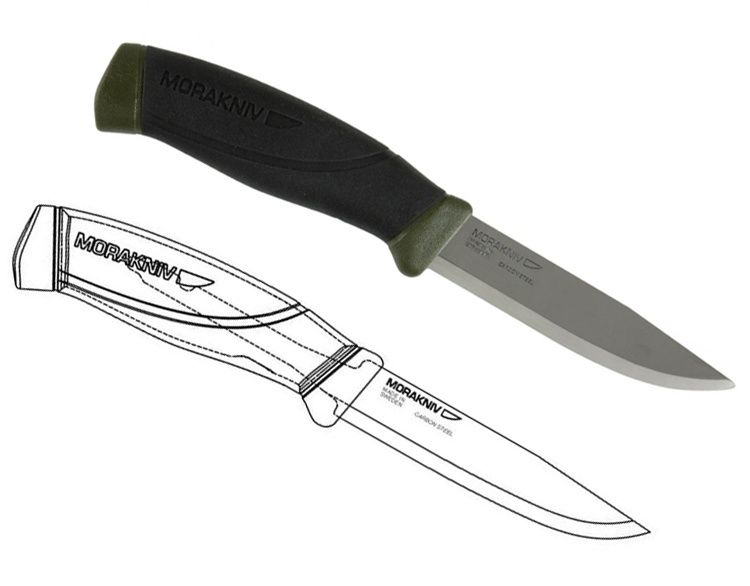 Nóż Mora Companion MG stal nierdzewna survival / bushcraft