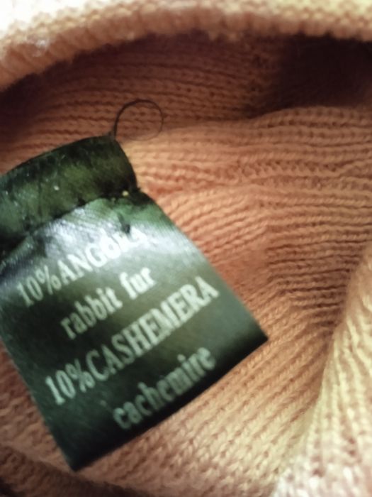 Czapka pudrowy róż + szalik z polaru