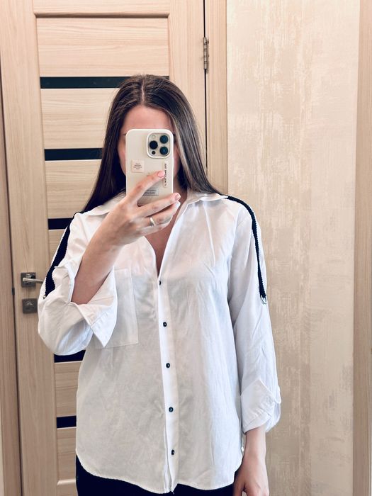 Жіноча рубашка біла zara