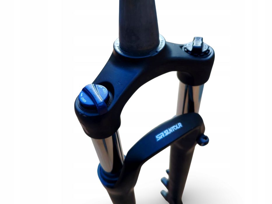 Amortyzator rowerowy MTB SR SUNTOUR 27,5" tapered blokada oś 15X100