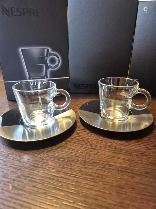 Szklaneczki do espresso firmy Nespresso
