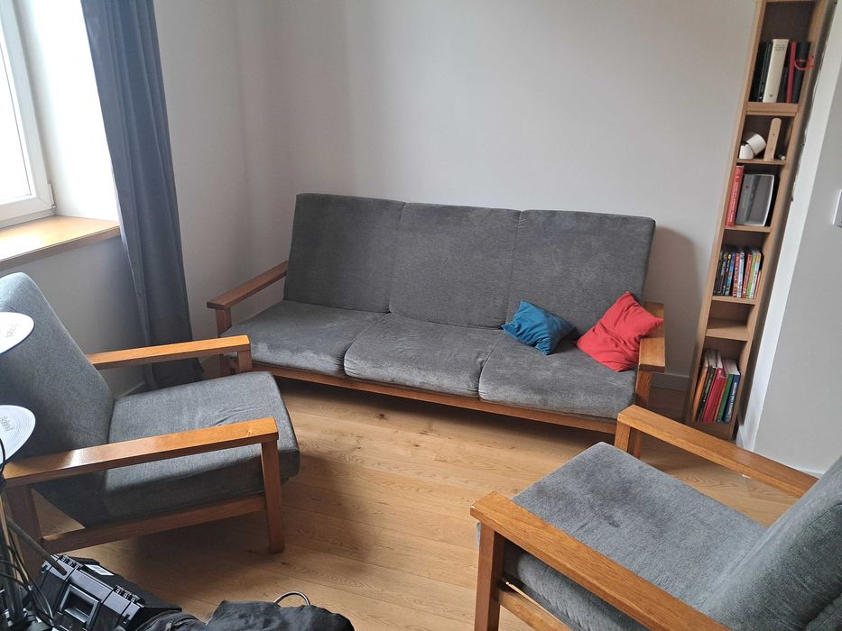 Zestaw sofa 3-osobowa + 2 fotele