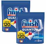 2xKapsułki do zmywarki FINISH QUANTUM All in 1 Lemon cytrynowe 120 szt