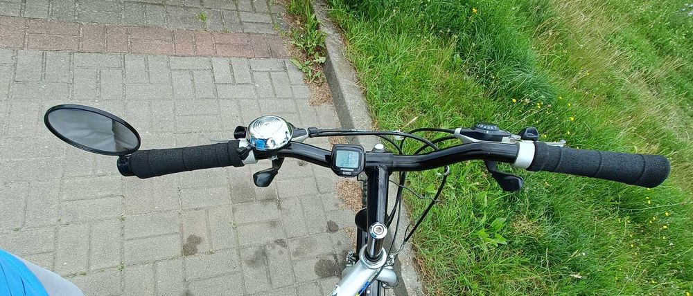 Rower Unibike Trawers M – męski. Rama srebrna 21"