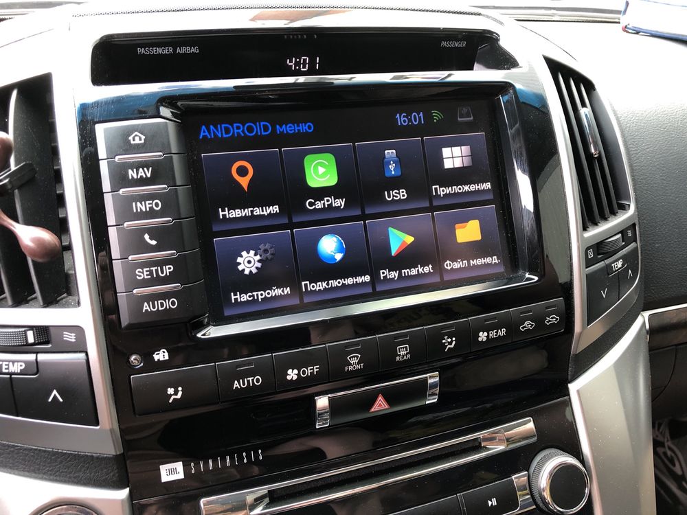 Установлю CarPlay , Android Auto в Toyota Land Cruiser 200