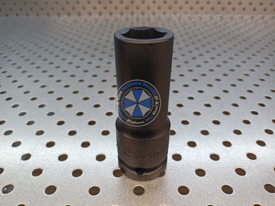 Nasadka 17mm Nasadka udarowa długa 17mm 1/2'' klucz nasadowy 17mm