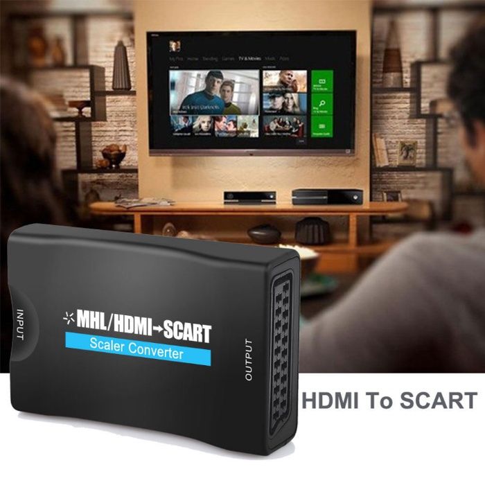 Adaptador hdmi scart