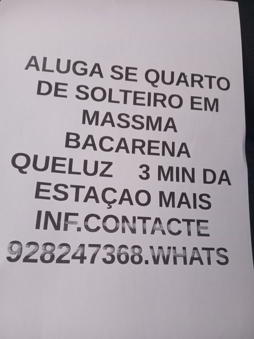 Quarto para partilhar 2 pessoas e quarto de solteiro