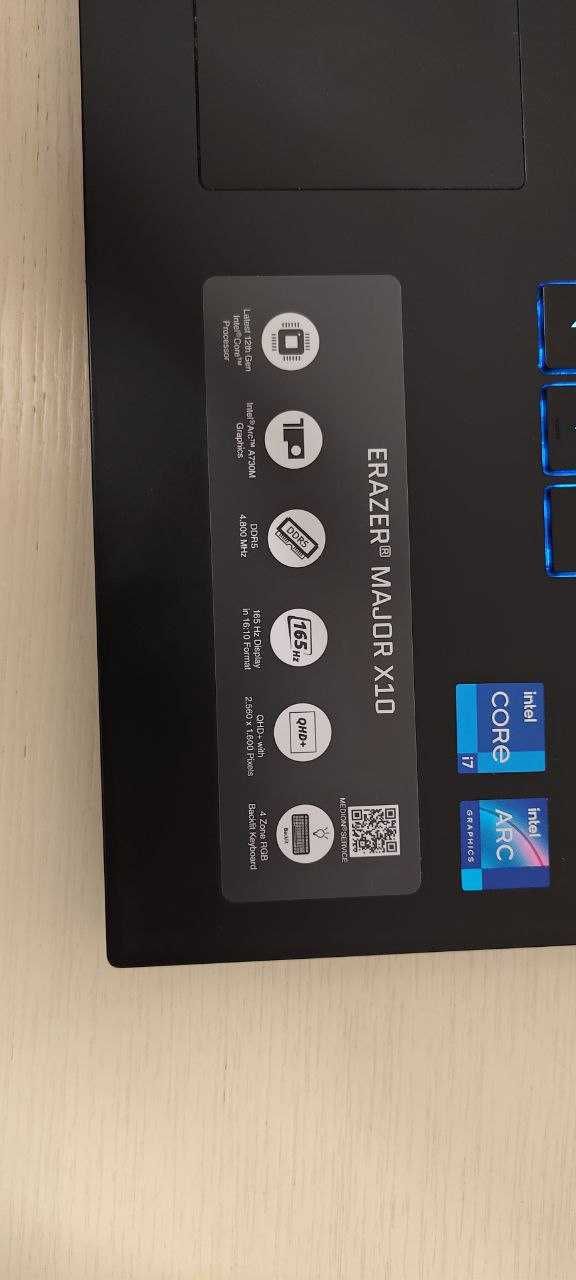 Medion Erazer Major X10 Gaming Intel Core i7-12700H RAM 32GB SSD 2TB